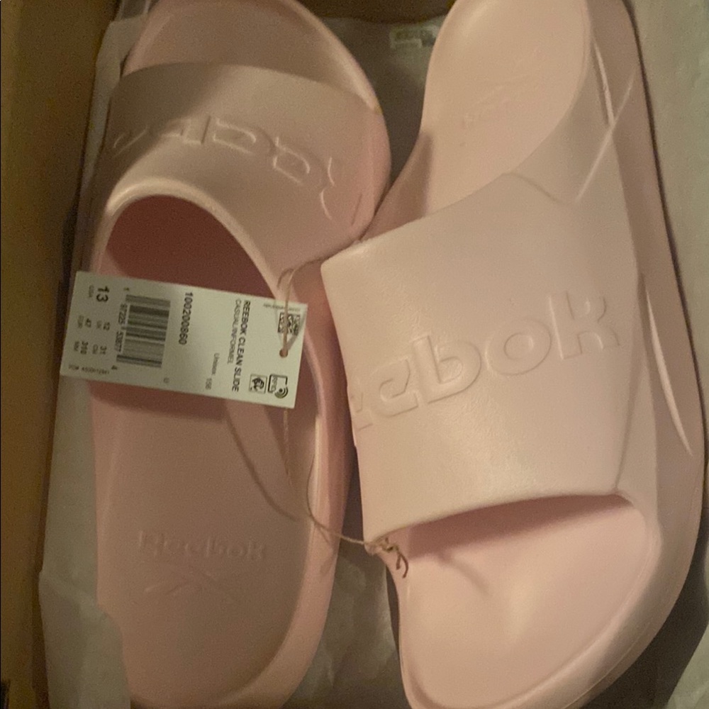Reebok Pink Casual Slides